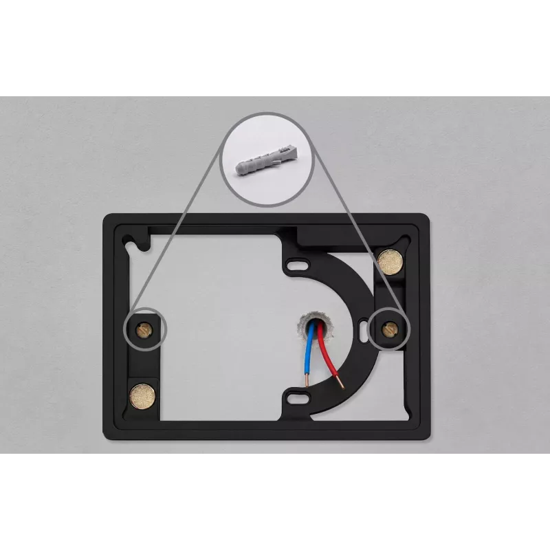 BLEBOX framePanelM cornice da parete bianca per ControlPanelM