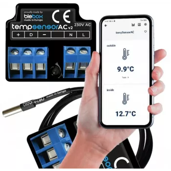 Sensore di temperatura BLEBOX TempSensorAC v2