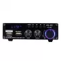 Blitzwolf AS-22 Amplificatore audio, 45 W, Bluetooth 5.0, USB + telecomando (nero)