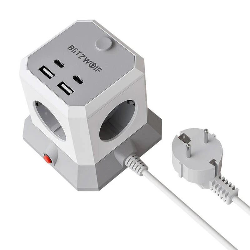 BlitzWolf BW-EC1 Estensore 4xAC 2xUSB-A 2xUSB-C