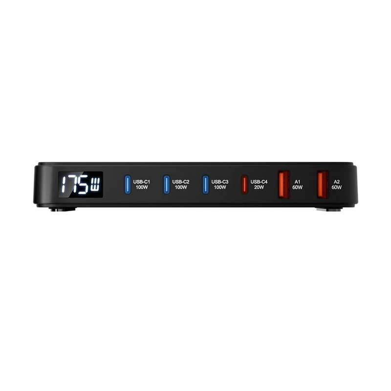 Blitzwolf BW-S30 Stazione di ricarica 6-in-1 4xUSB-C + 2xUSB 175W