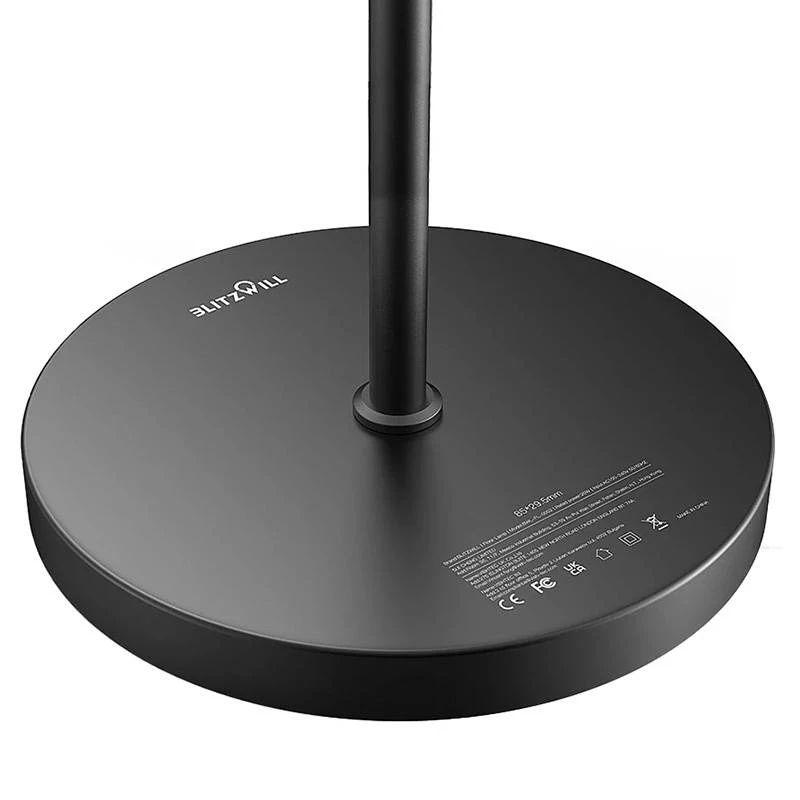 BLITZWOLF Doppia lampada da terra con telecomando BlitzWill BWL-FL-0001, 36W (nero)