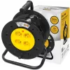 BLO PR-61 30m Avvolgicavo con 4 prese Schuko, protezione termica, cavo 3x1,5mm² H05VV-F, IP20, 16A/230V, max. 3680W srotolato
