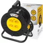 BLO PR-61 30m Avvolgicavo con 4 prese Schuko, protezione termica, cavo 3x1,5mm² H05VV-F, IP20, 16A/230V, max. 3680W srotolato