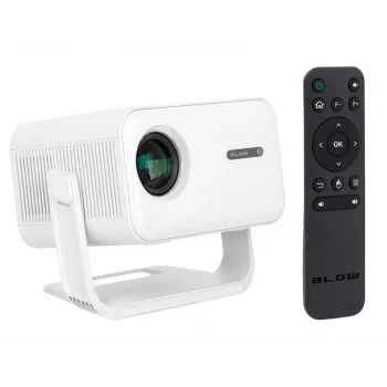 BLOW AndroidTV FullHD MaxView proiettore portatile bianco