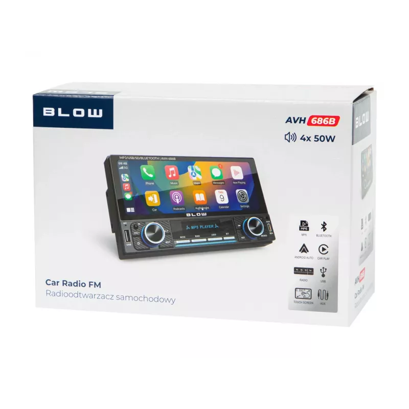 BLOW AVH-686B RDS autoradio MP3/USB/Micro SD/Bluetooth