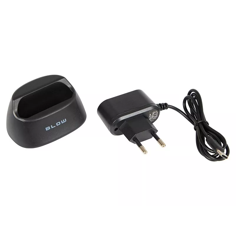BLOW Cellulare per anziani nero con supporto S18D