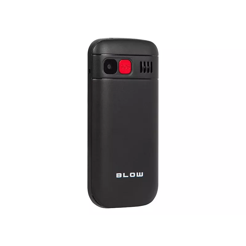 BLOW Cellulare per anziani nero con supporto S18D
