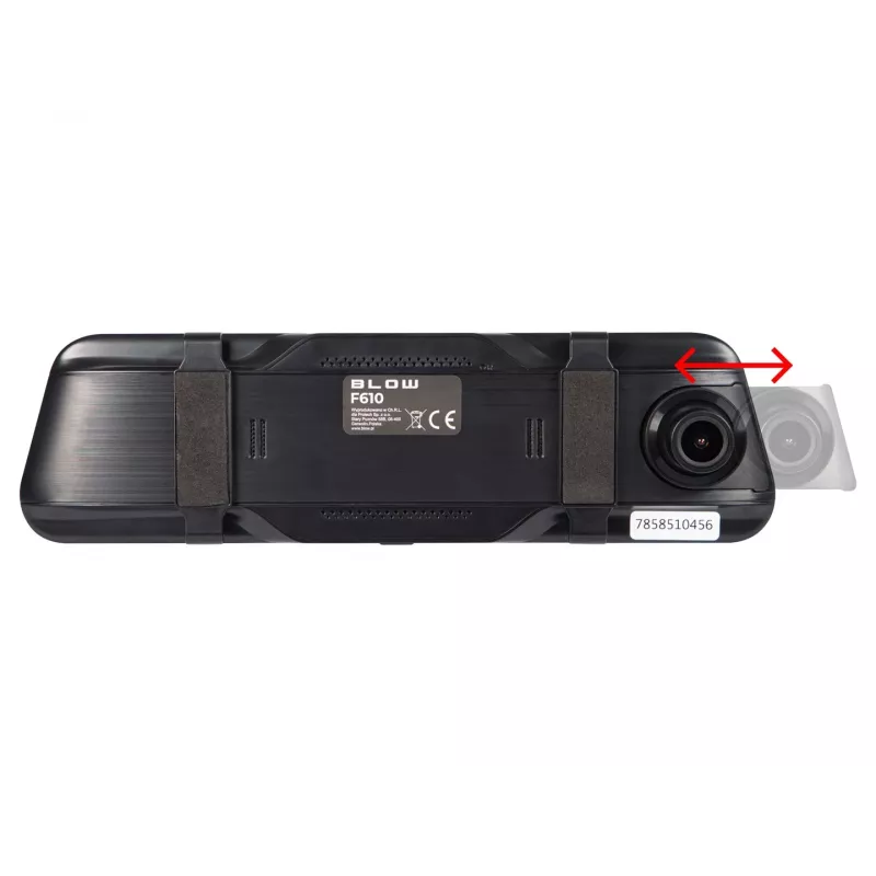 BLOW Blackbox DVR F610 dash cam specchietto 10 inch con telecamera posteriore