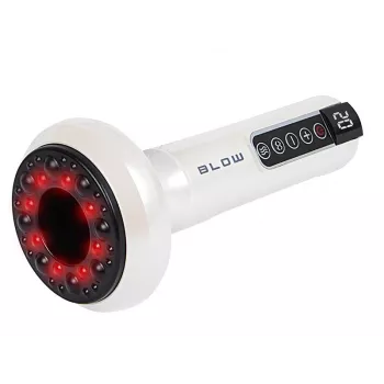 BLOW CUPPING PRO Massaggiatore anticellulite con coppettazione cinese, 12 livelli di aspirazione e calore, terapia a luce rossa, ricaricabile