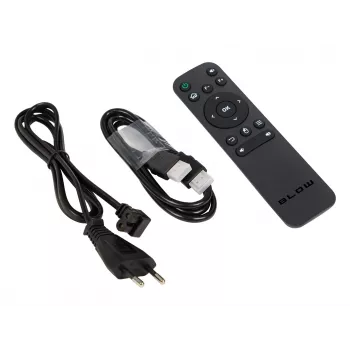 BLOW proiettore portatile Android TV HD Cinema Sound con custodia nera