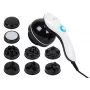 Massaggiatore anticellulite BLOW SILK con calore a infrarossi e 4 accessori intercambiabili, bianco/lilla