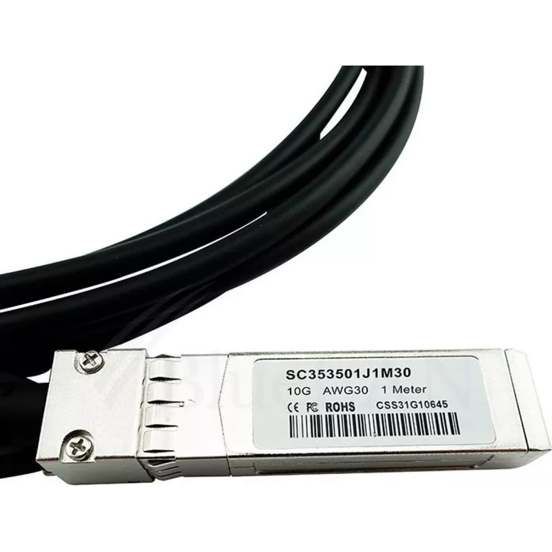 BlueLAN DAC-1M-EX-BL cavo Direct Attach SFP+ Emulex DAC-1M-EX compatibile 1m nero