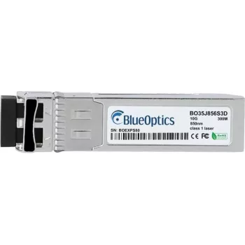 BlueOptics BO35J856S3D Ricetrasmettitore SFP+ compatibile HPE Alletra R7D05A, LC duplex, 10GBASE-SR, fibra multimodale, 850 nm, 300 m, da 0 °C a 70 °C R7D05A-BO