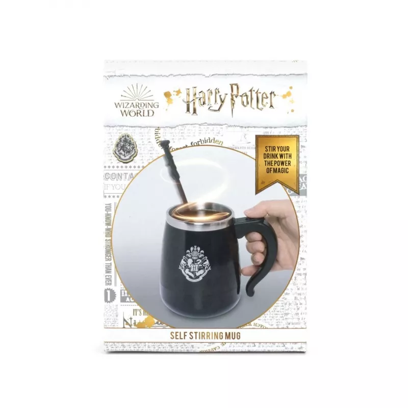 BlueSkyStudios Harry Potter Tazza auto-mescolante 350 ml nero