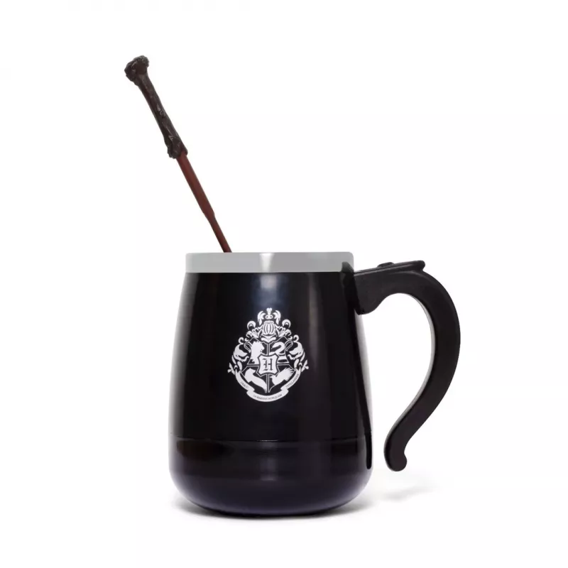 BlueSkyStudios Harry Potter Tazza auto-mescolante 350 ml nero