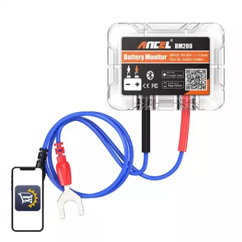 Tester batteria Bluetooth ANCEL BM200 6-20V DC