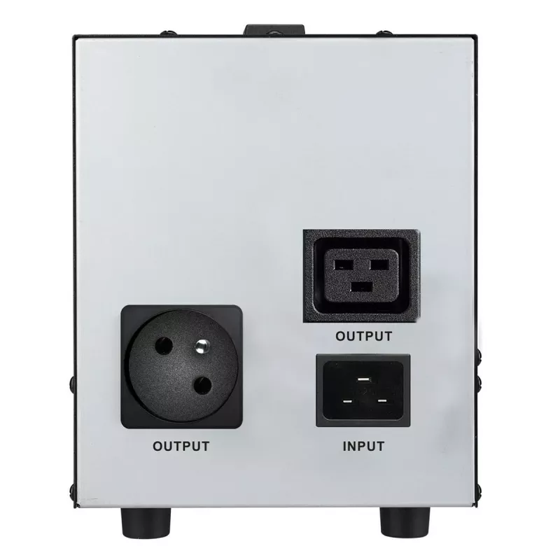 Regolatore automatico di tensione BlueWalker PowerWalker AVR 3000 SIV FR 3000VA/2400W, 230V, 4x presa francese, nero