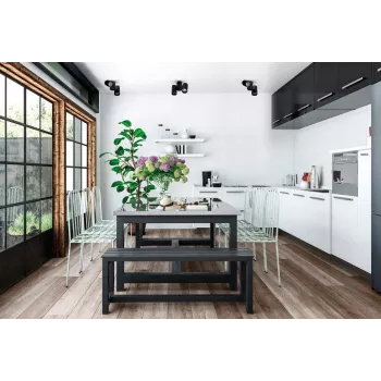 Faretto doppio BLURRO 2xGU10 CO-B, nero, GU10, dimmerabile, teste orientabili, per interni