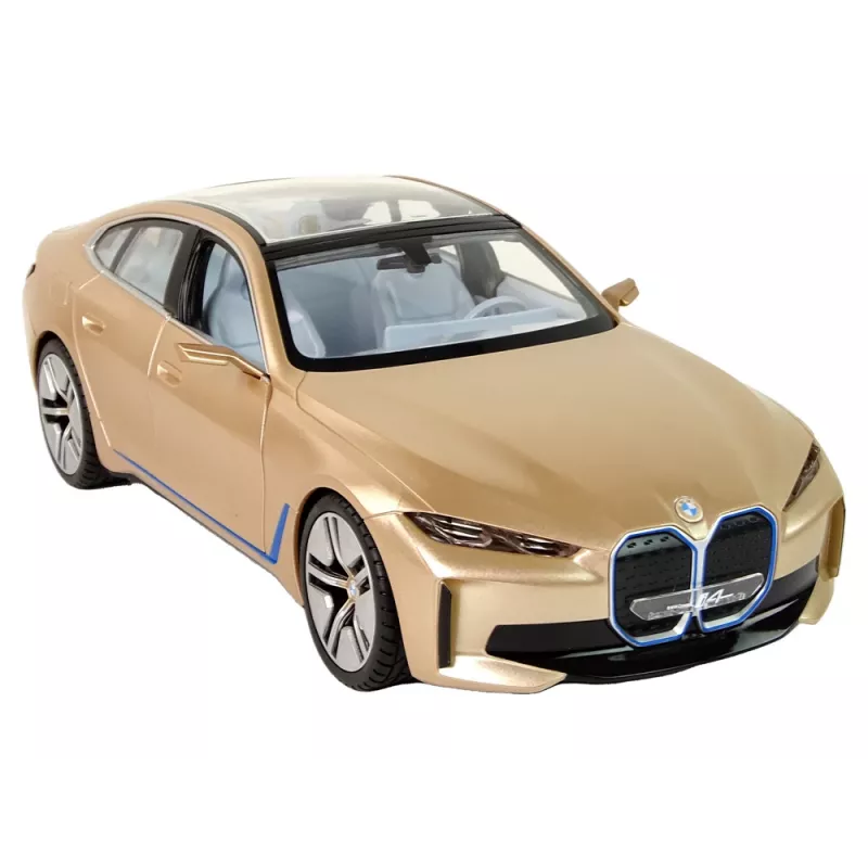BMW I4 auto radiocomandata RC Rastar oro 1:14