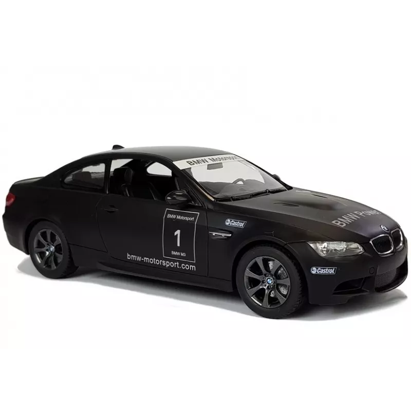 BMW M3 auto sportiva radiocomandata RC Rastar nera 1:14