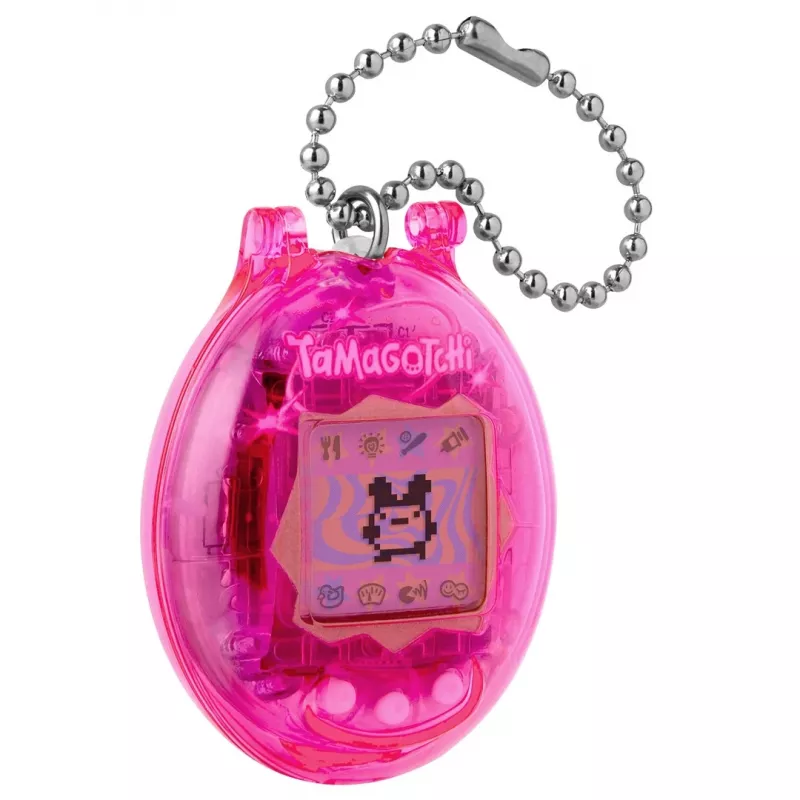 BND Tamagotchi Original virtual pet con custodia protettiva - rosa