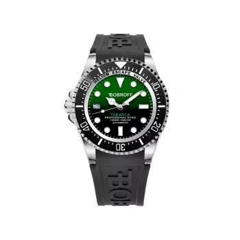 Bobroff BF0002i-BFSTN Orologio analogico al quarzo da uomo 42mm nero acciaio inox