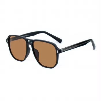 BOBROFF BFG0003-C2 Occhiali da sole uomo UV400 policarbonato acetato 56 mm