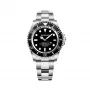 BOBROFF MAN BF0001J1 orologio analogico al quarzo 44mm quadrante nero cinturino in pelle