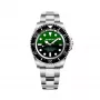 BOBROFF MAN BF0002J1 orologio analogico al quarzo 44mm quadrante nero cinturino in pelle vera