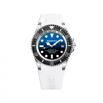 BOBROFF MAN BF0003-BFSTB orologio analogico al quarzo 42mm acciaio inox pelle nera