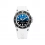 BOBROFF MAN BF0003-BFSTB orologio analogico al quarzo 42mm acciaio inox pelle nera
