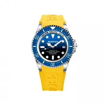 BOBROFF MAN BF0003baBFSTA orologio analogico al quarzo 44 mm quadrante nero cinturino in pelle
