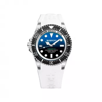 BOBROFF MAN BF0003i-BFSTB Orologio da polso al quarzo uomo 42mm acciaio inox quadrante nero cinturino argento