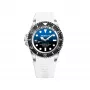 BOBROFF MAN BF0003i-BFSTB Orologio da polso al quarzo uomo 42mm acciaio inox quadrante nero cinturino argento