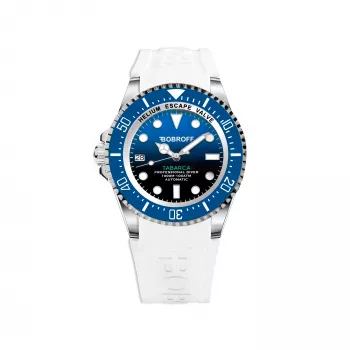 BOBROFF MAN BF0003ibaBF 42mm Orologio da polso al quarzo analogico - Quadrante nero, cinturino in pelle