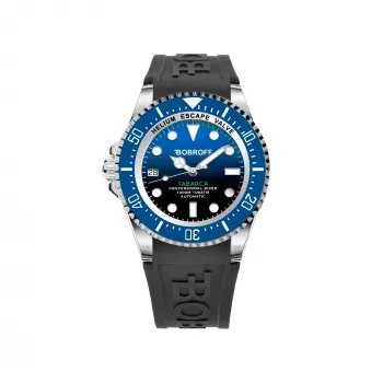 BOBROFF MAN BF0003ibaBFS 42mm orologio analogico al quarzo con cinturino in pelle nero