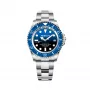 BOBROFF MAN BF0003J1ba orologio analogico al quarzo da 44mm - quadrante nero, cinturino in pelle