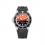 BOBROFF MAN BF0004i-BFSTN 42mm orologio analogico al quarzo quadrante nero cinturino in pelle