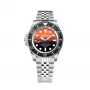 BOBROFF MAN BF0004iJ Orologio analogico al quarzo 42mm quadrante nero cinturino in vera pelle