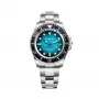 BOBROFF MAN BF0009 Orologio analogico al quarzo 44mm - quadrante nero, cinturino in pelle nero