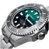 BOBROFF MAN BF002 Orologio da polso analogico al quarzo 44mm cinturino in pelle nero