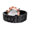 BOBROFF MAN BF1001M15M 44mm orologio analogico al quarzo con quadrante nero e cinturino in vera pelle