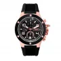 BOBROFF MAN BF1002M15 Orologio analogico al quarzo 43mm quadrante nero cinturino in pelle