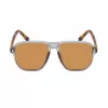 BOBROFF UOMO BFG0003-C5 Occhiali da sole Rettangolari UV400 Lente in Policarbonato 56/17/145 mm