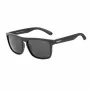 BOBROFF occhiali da sole polarizzati rettangolari uomo BFG0033-S05P - montatura nera, lenti grigie, 57-18-138 mm