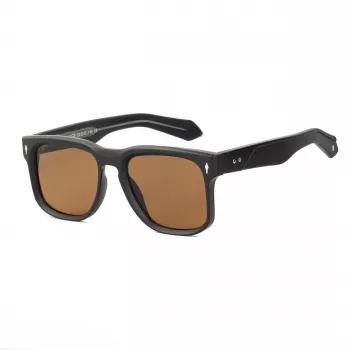 BOBROFF occhiali da sole uomo design quadrato BFG0016-C2 52mm nero