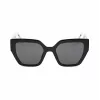 BOBROFF Donna BFG0009-C1 Occhiali da sole (52/19/142 mm) Nero/Grigio