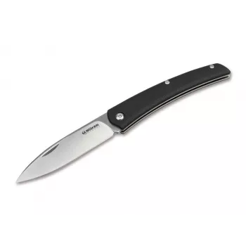 Boker Magnum Long Lead coltello EDC 01SC080 - lama drop-point 440A, manico G-10, linerlock