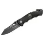 Boker Magnum USN Seals Coltello 01MB856 Coltello tattico a lama fissa, acciaio inox 440A clip point a bisello combinato, impugnatura G-10, fodero Kydex, nero